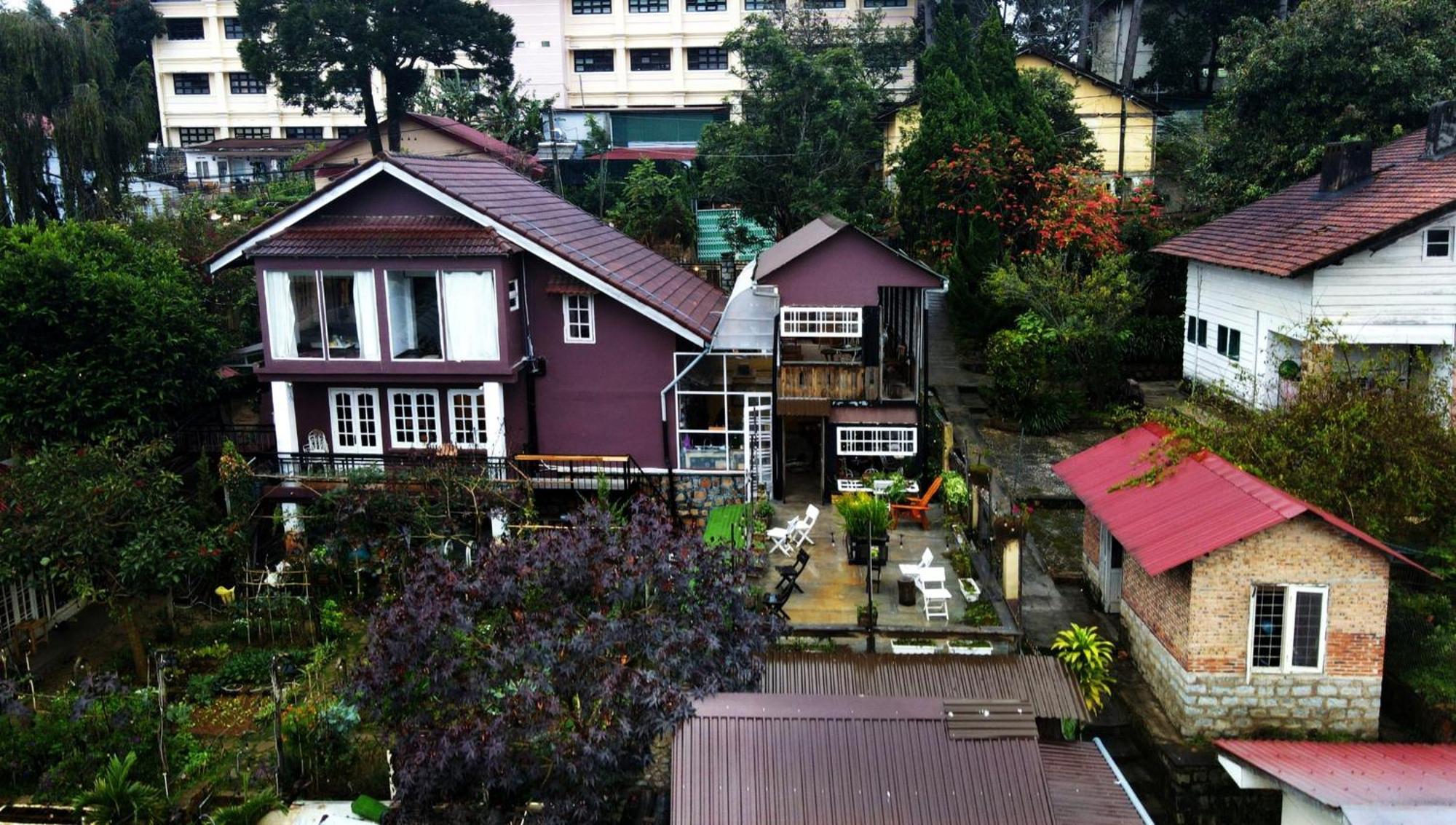 Ferienwohnung The Burrow Dalat Exterior foto